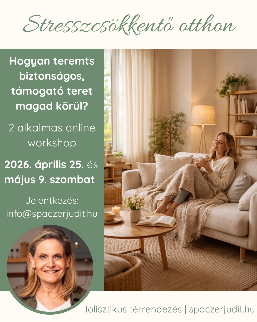 Stresszcsökkentő otthon workshop